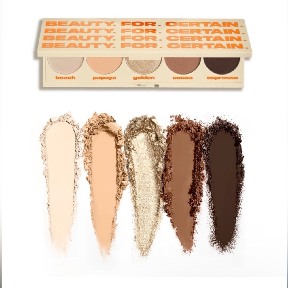 NIB Beauty. For. Certain. Playa to Palazzo Eyeshadow Palette